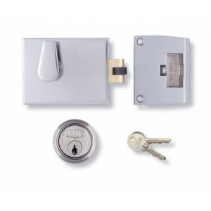 Union Cylinder Roller Bolt Dead Lock Brass or Satin (1158)